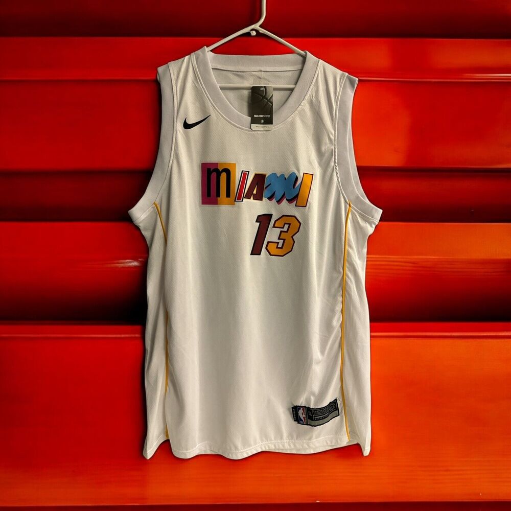 Bam Adebayo #13 Miami Heat Swingman Jersey - Icon Edition - White Size 56 NEW